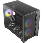Antec FLUX M - Kabinett - Minitower - Svart