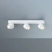 ESCALE LED-spotlight BRUSH, hvit, 50 cm, 3 lyskilder, dimbar, 2.700 K
