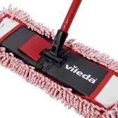 Vileda 4023103143593, Mikrofiber, Laminat, Fliser, Tre, Våt, Fiber, Plast, Rød, Hvit