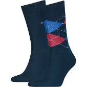 Tommy Hilfiger sokker 2-pakning, blå Blå Rød Størrelse