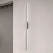 Euluna LED-vegglampe Demi L, sand, aluminium, høyde 144 cm, IP54