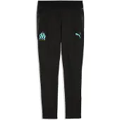 Puma Olympique de Marseille Training Pants Men, Sport, Black/Aqua, L