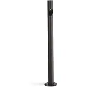 Faro LED-sokkellampe, svart, aluminium, høyde 60 cm