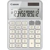 Canon KS-125KB - Skrivebordskalkulator - 12 sifre - solpanel, batteri - sølv