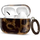 Tech-Protect Lamano-etui for AirPods Pro 1 / 2 - svart og brun