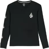 Volcom Iconic Stone Gidt Kids Longsleeve T-Shirt svart
