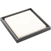 LUCANDE LED utendørs taklampe Birta, mørkegrå, IP54, 34 cm