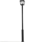 LUCANDE utelampe Dunia, antrasitt, metall, høyde 220 cm
