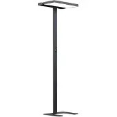 Arcchio gulvlampe til kontor Aila, svart, dagslyssensor