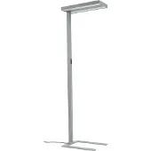 Arcchio LED-gulvlampe Logan Ultra HCL CCT, sølv, dimbar