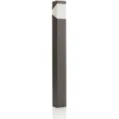 LUCANDE veilampe Kiran, 100 cm, grå, metall, IP44, E27