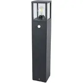 LUCANDE veilampe Klemens, 65 cm, sensor, antrasitt, E27