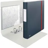 Leitz 180° Active Cozy - Hevarmbuefil - bokryggbredde: 65 mm - for A4 (210 x 297 mm) - kapasitet: 350 ark - fløyelsgrå