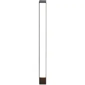 LUCANDE LED-gatelampe Lirka, mørkegrå, metall, 60 cm
