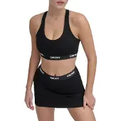 DKNY Logo Elastic Scoop Sport-bh