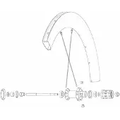 Mavic Kit 12 Rear Ds Com Pro Carbon Ust Eiker