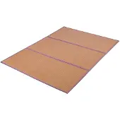 Vevor japansk tatamimatte, 80 x 55 tommer sammenleggbar håndvevd tatamimatte i naturlig rotting, sklisikker og lett å rengjøre japansk tatami-gulvmatte, pustende sommermatte for meditasjon, yoga og av