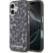 Karl Lagerfeld iPhone 17 IML Leopard-deksel - MagSafe-kompatibel - Grå