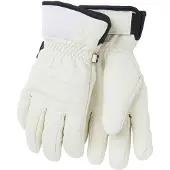 Helly Hansen for woman. 67637 Alphelia white leather gloves (S), Casual, Outdoor
