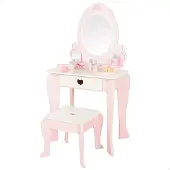 Woomax Wooden With Stool &amp; Accessories Sminkebord
