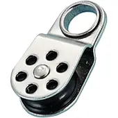 WICHARD Rustfritt Stål Enkel øyeblokk 6 Mm