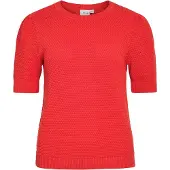 Vila Dalo O-neck Knit Genser Med Korte Ermer