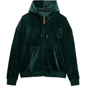 Superdry Country Club Velour Genser Med Hel Glidelås
