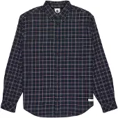 Element Button Down Regular Flannel Skjorte blå