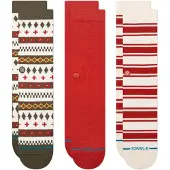 Stance Cabin Days Crew 3 Pack Socks mønster