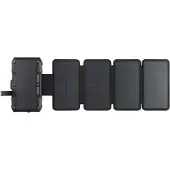 Sandberg Solar PowerBank - Trådløs ladestasjon / solkraftbank - 5-panel - 27000 mAh - 99.9 Wh - 22.5 watt - 1.67 A - PD/PPS 3.3 - 2 utgangskontakter (USB, USB-C)