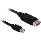 DeLOCK - DisplayPort-kabel - Mini DisplayPort (hann) til DisplayPort (hann) - 3 m