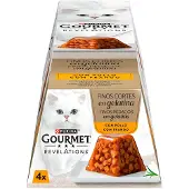 Purina Gourmet Revelations Våtfôr Til Katt Med Kylling 6x4x57g