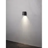 Nielsen ASK vegglampe antrasitt grå downlight