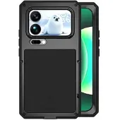 Love Mei Xiaomi 17 Pro Max Powerful Hybrid-deksel - Svart