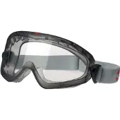 3M tettsittende vernebriller i 2890-serien, indirekte ventilasjon, ripebestandig/antidugg, klar polykarbonatlinse, 2890, 10 per eske