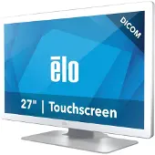 Elo 2703LM - Medical Grade - LCD-skjerm - 27 - berøringsskjerm - 1920 x 1080 Full HD (1080p) @ 60 Hz - 300 cd/m² - 1000:1 - 14 ms - HDMI, VGA - høyttalere - hvit