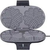 Cloer 1320 - Vaffelmaskin - 1.2 kW - svart