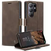 CASEME Samsung Galaxy S26 Ultra 013 Series Lommebok-deksel - Kaffe
