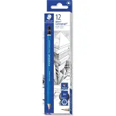 Staedtler Mars Lumograph - Blyant - 2H - 2 mm (en pakke 12)