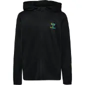 Hummel Cardigan - hmlShimmer Track Jakke - Black/Limeade - - 8 år (128) - Cardigan