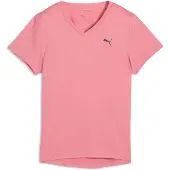 Puma Train All Day Essentials V-Neck Tee Women, Clothing, Wild Pink, XL