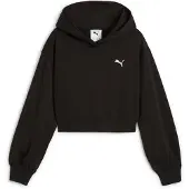 Puma WARDROBE ESS Short Length Hoodie Youth, , Black, 9-10Y
