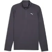 Puma PWRTRAIN Quarter-Zip Training Tee Men, Fitness, Galactic Gray, XXL