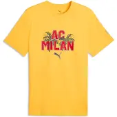 Puma AC Milan FtblCulture Tee Men, Football, Sunny Yellow/Red, XXL