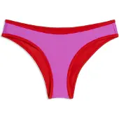 Puma Women's Swim Brief, Clothing, Pink/Red, L