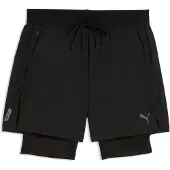 Puma PWRMODE 2-in-1 Stretch Woven Shorts Men, Fitness, Black, L