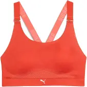 Puma Women's Sport Bra, Clothing, Red, XXL