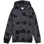 Puma Essentials Relaxed Tie-Dye Hoodie Youth, Sweatshirts, Black, 11-12Y