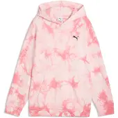 Puma Essentials Relaxed Tie-Dye Hoodie Youth, Sweatshirts, Wild Pink, 11-12Y