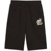 Puma MID 90s Relaxed Long Shorts Youth, Kids, Black, 7-8Y